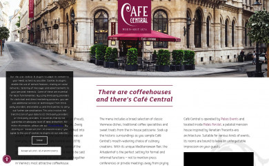 cafecentral.wien screenshot