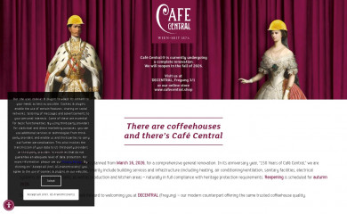 cafecentral.wien screenshot