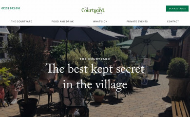 cafecourtyard.com screenshot