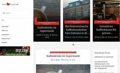 cafeclassic.at screenshot