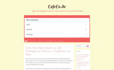 cafeco.de screenshot