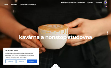 cafedu.cz screenshot