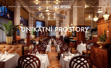 cafeimperial.cz screenshot