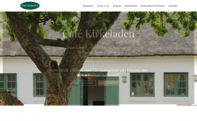 cafekirkeladen.dk screenshot
