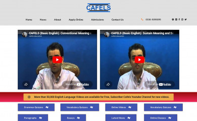 cafels.com screenshot