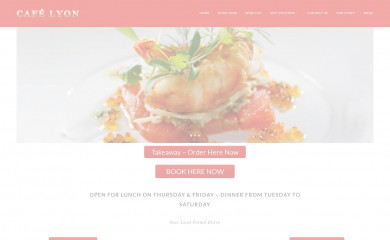 cafelyon.com.au screenshot