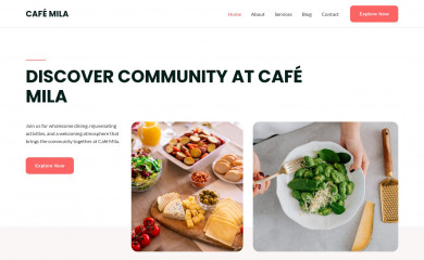cafemila.co.uk screenshot