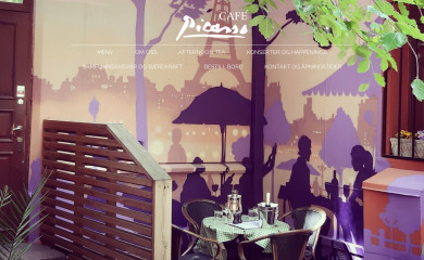 cafepicasso.no screenshot