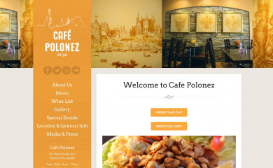 cafepolonez.ca screenshot