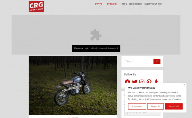 caferacergarage.eu screenshot