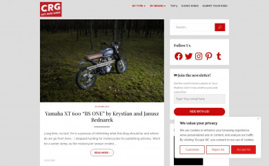 caferacergarage.eu screenshot