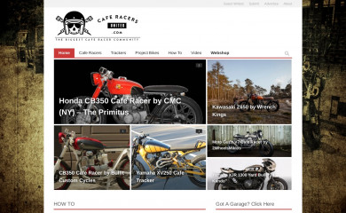 caferacersunited.com screenshot