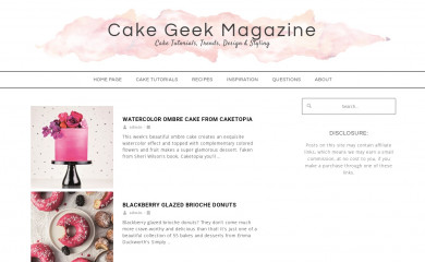 cake-geek.com screenshot