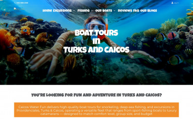caicoswaterfun.com screenshot