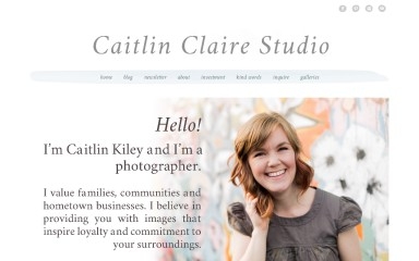 caitlinclairestudio.com screenshot