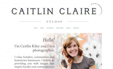 caitlinclairestudio.com screenshot