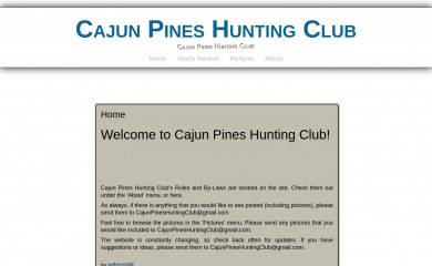 cajunpines.com screenshot