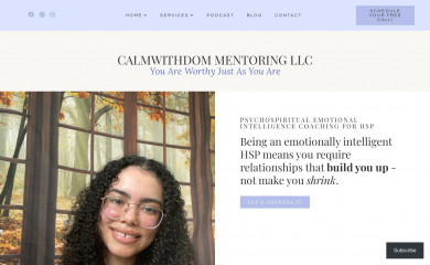calmwithdom.com screenshot