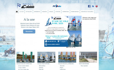 calais-voile.fr screenshot