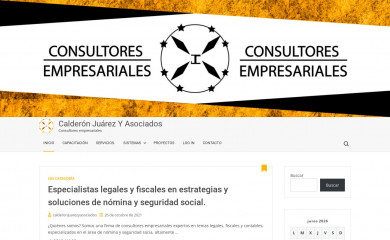 calderonjuarezyasociados.com screenshot