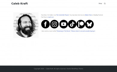 calebkraft.com screenshot