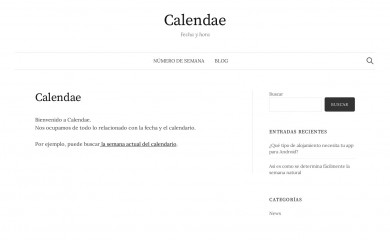 calendae.es screenshot