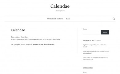 calendae.es screenshot