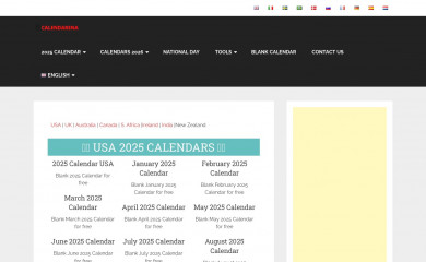 calendarena.com screenshot