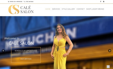 calesalon.com screenshot