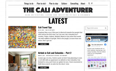 caliadventurer.com screenshot