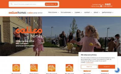 calicohomes.org.uk screenshot