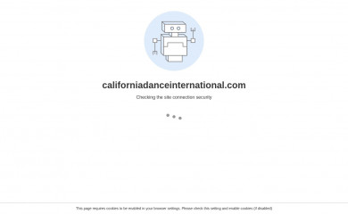 californiadanceinternational.com screenshot