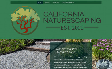 californianaturescaping.com screenshot