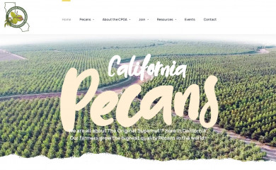 californiapecangrowers.org screenshot