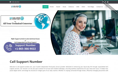 call-support-number.com screenshot