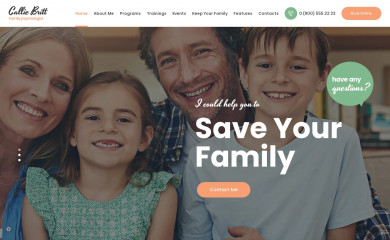 http://callie-britt.axiomthemes.com/ screenshot