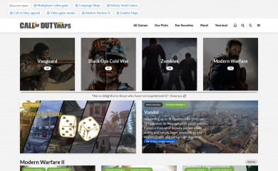 callofdutymaps.com screenshot