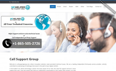 callsupportgroup.com screenshot