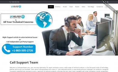callsupportteam.com screenshot