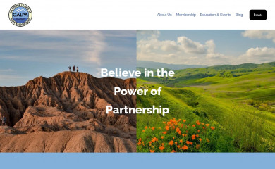calparksleague.org screenshot