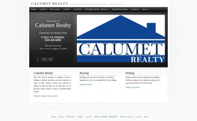 calumetrealty.net screenshot