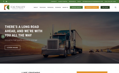 calvalleyinsurance.com screenshot