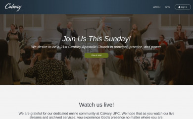 calvarylemonsprings.com screenshot