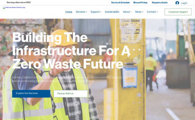 calwaste.com screenshot