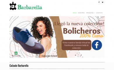 calzadobarbarella.com screenshot