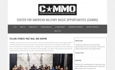 cammomusic.org screenshot