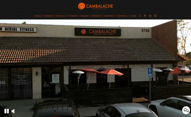 cambalachegrill.com screenshot