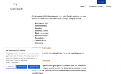 cambioregels.nl screenshot