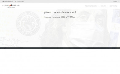 cambiosantiago.cl screenshot