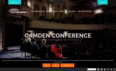 camdenconference.org screenshot